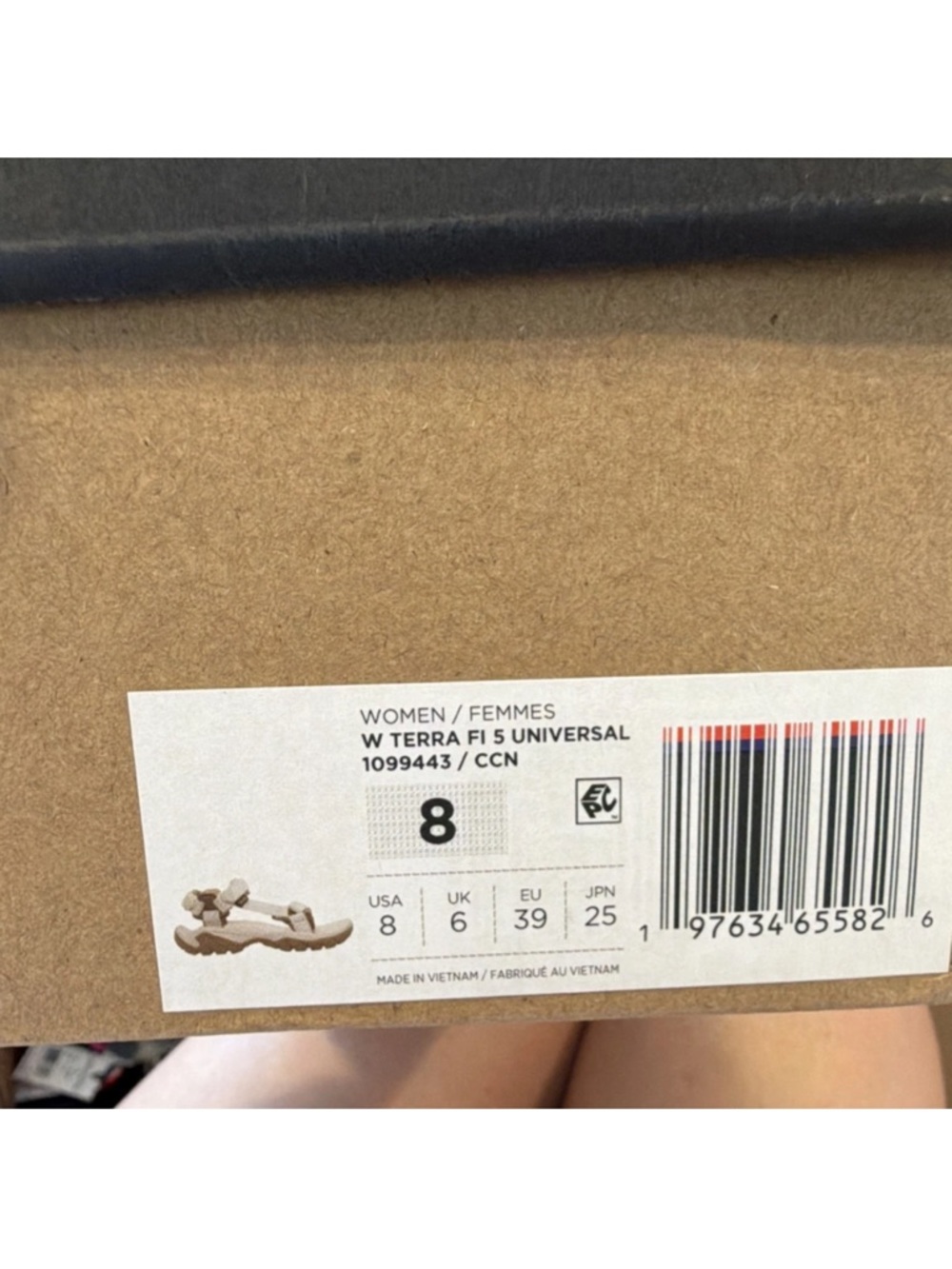 Teva Women's Beige/Tan Adjustable Strap Sport Sandals - Picture 2 of 2
